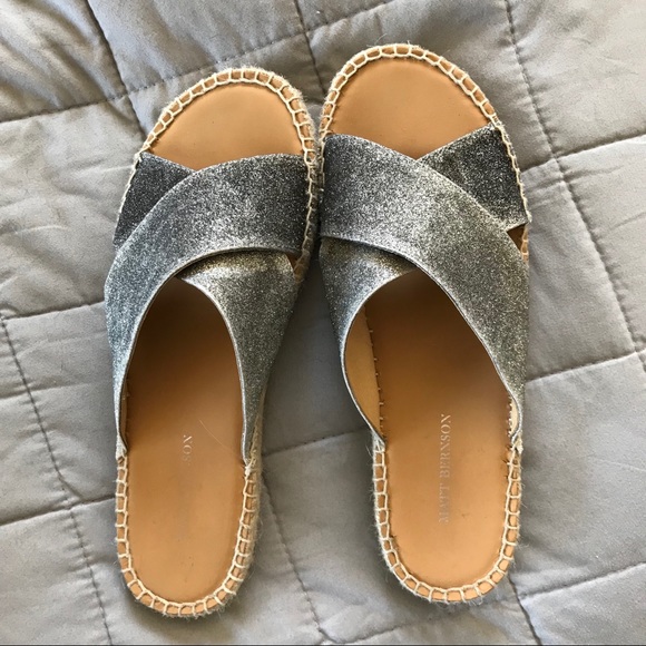 glitter espadrilles sandals